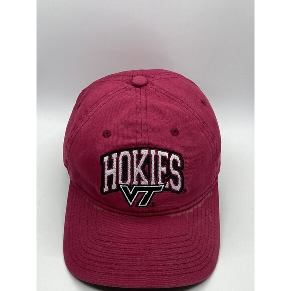 Virginia Tech Hokies Maroon Cap Hat Strap-back NCAA VT ACC Signatures - Picture 10 of 16